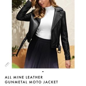 Marciano by Guess All Mine Leather Biker Jacket